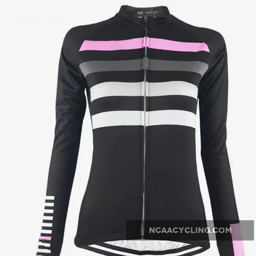 Women's Four Stripe Long Sleeve Cycling Jersey To Buy