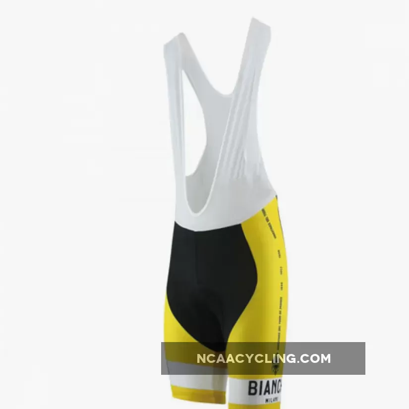 Bianchi Yellow - Tour De France Cycling Bib Shorts Outlet