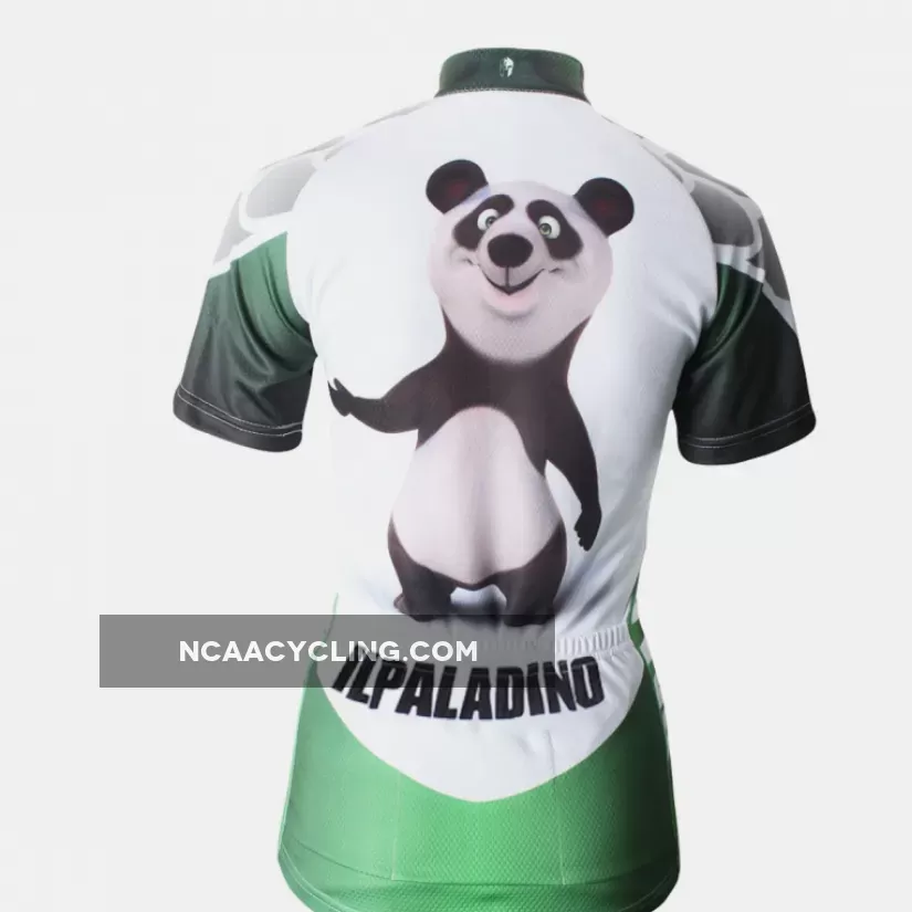 ILPALADINO Animal Panda Cycling Jersey for Girls Bike Bicycling Summer Pro Cycle Clothing Racing Apparel Outdoor Sports Leisure Biking Shirts Breathable and Comfortable NO.159