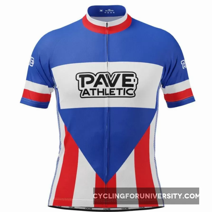 PAVE Athletic Retro Chewing Gum Short Sleeve Cycling Jersey