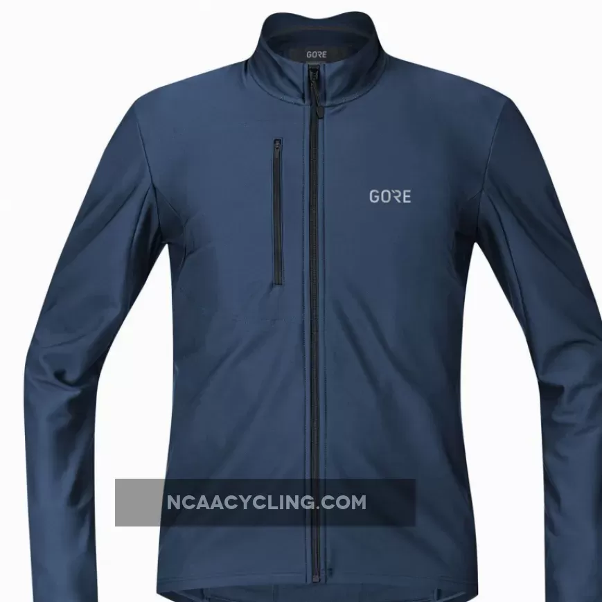 Gore C3 Thermo Long Sleeves Jersey - Blue Brand New