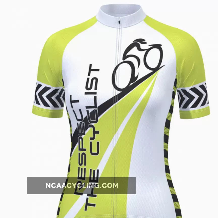 Women's Respect the Cyclist Short Sleeve Cycling Jersey
