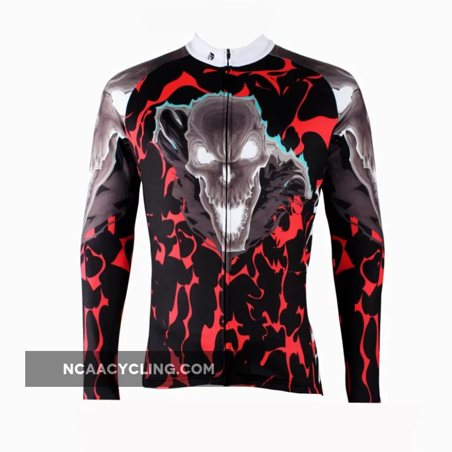 Hell Skull Men's Cycling Jersey Biking Shirt Summer NO. 290