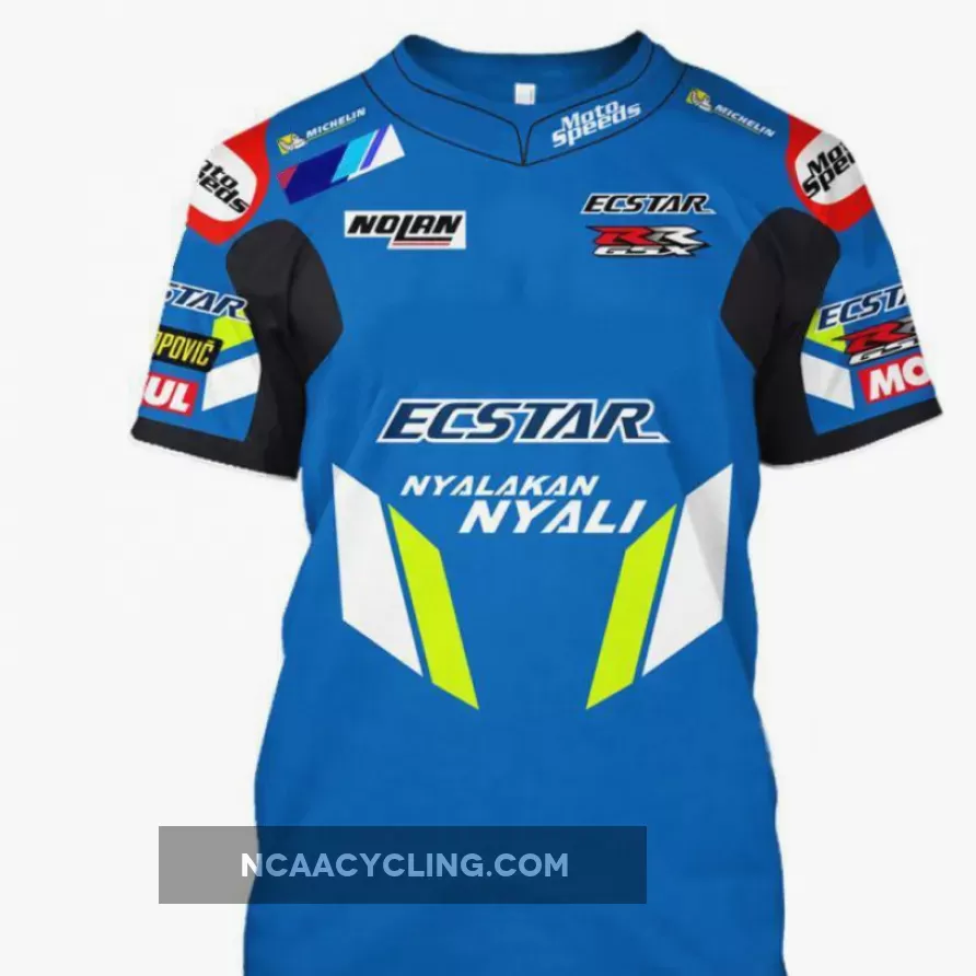 MTB Jerseys For Suzuki Motorcycles Riding Short-sleeved Quick-drying Clothes Summer Big Car Racing T-shirt Male Off-road T Shirt Motocross