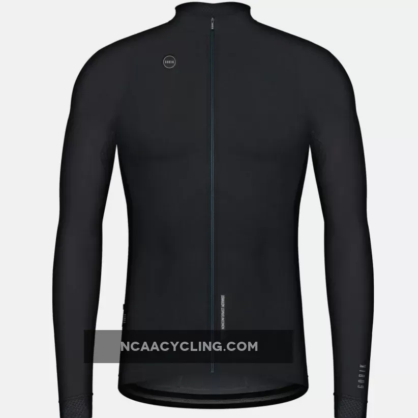 Gobik Pacer Solid Long Sleeves Jersey - Black Outlet