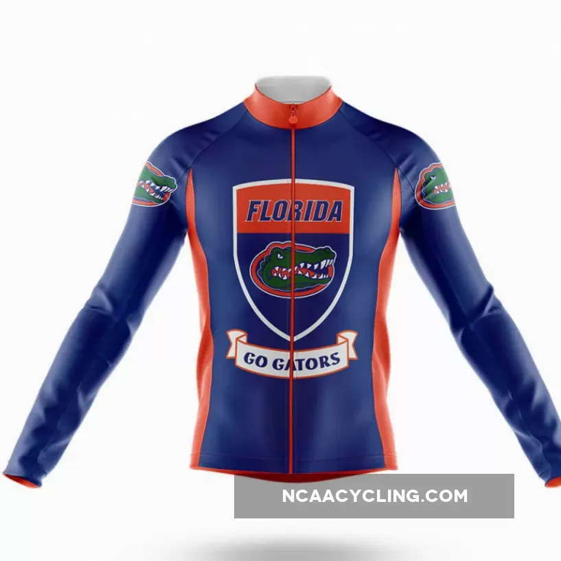 For Sale UF Gators Shield Long Sleeve Cycling Jersey Only