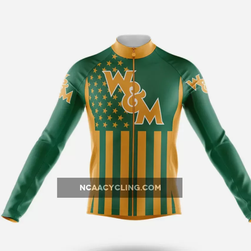 College of William & Mary USA Long Sleeve Cycling Jersey Only
