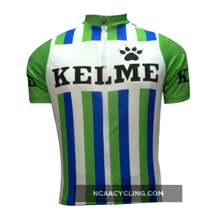 Kelme Throwback Green Cycling Jersey Short Sleeve Restock