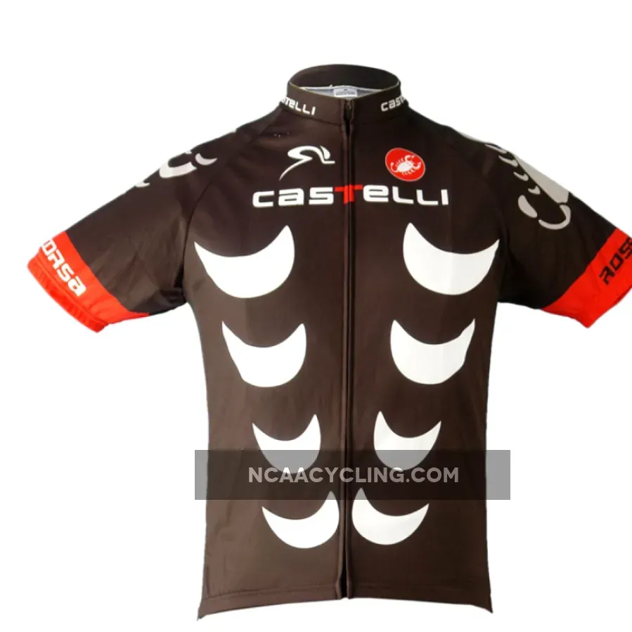 2011 CASTELLI BLACK Cycling Short Sleeve Jersey Online