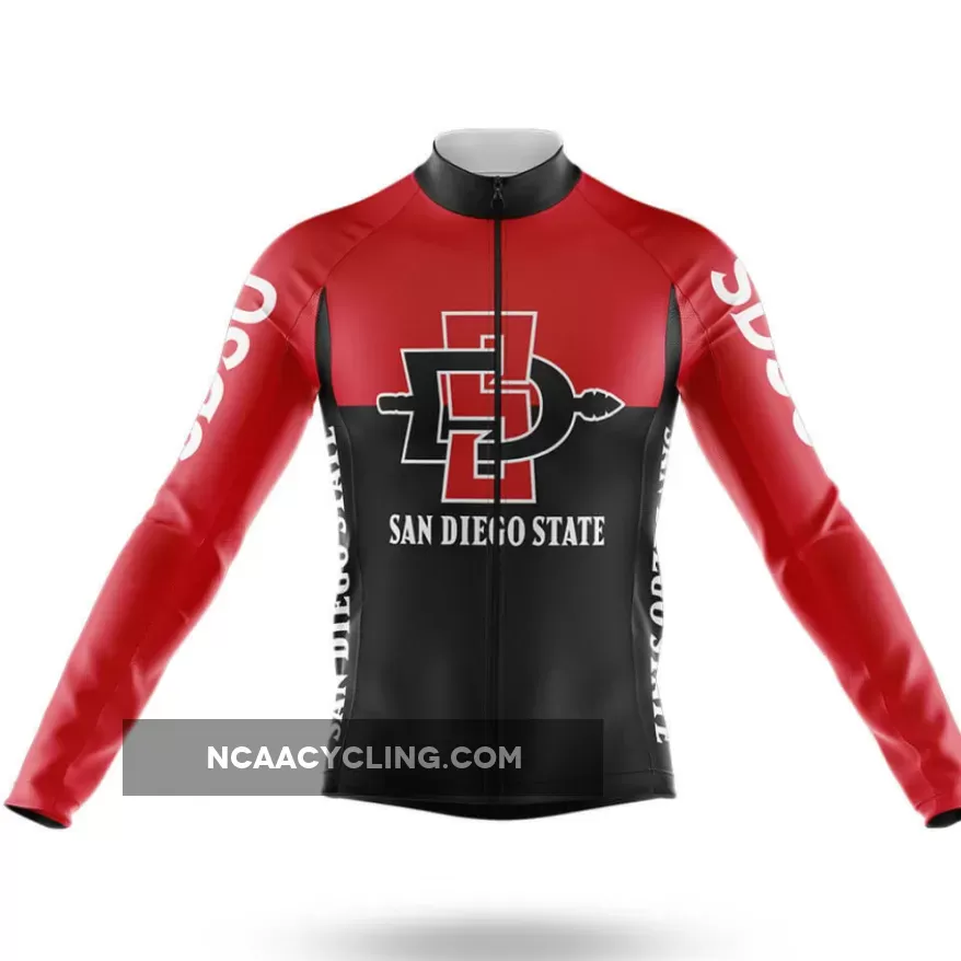 San Diego State University V2 Long Sleeve Cycling Jersey Only