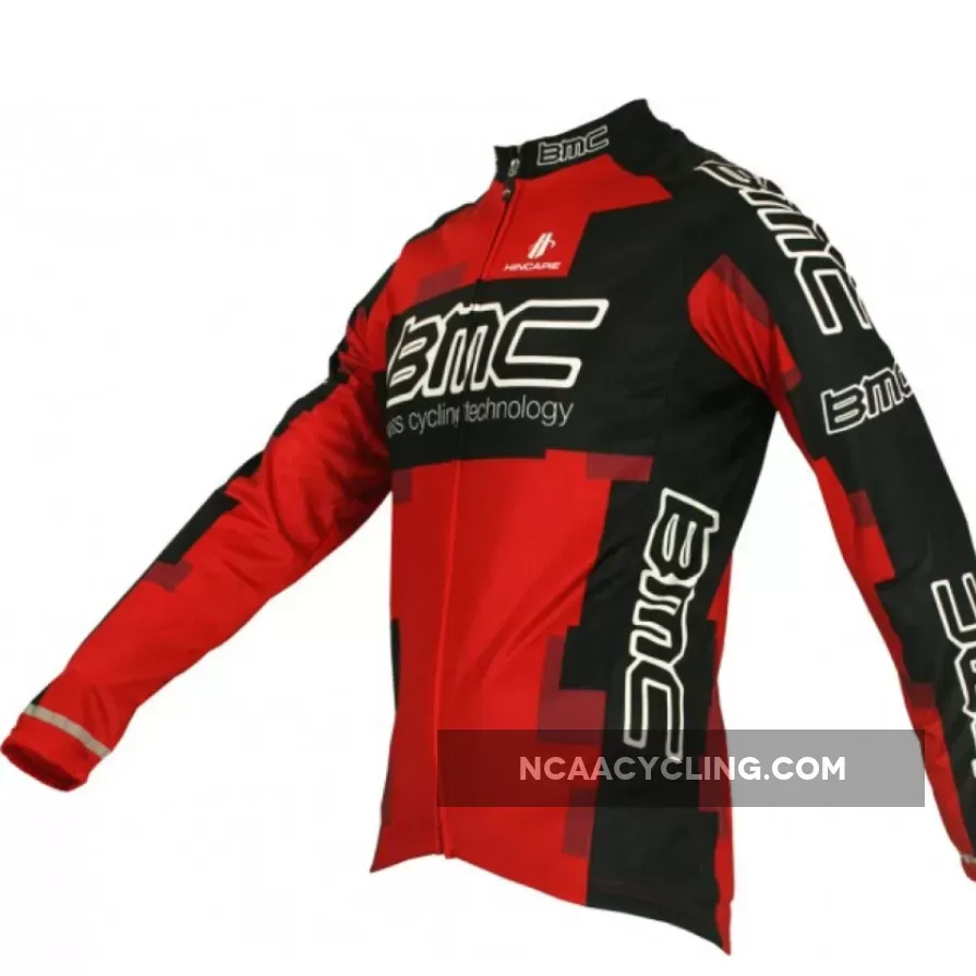 BMC Racing Team 2010 Hincapie Radsport-Profi-Team Winter Fleece Long sleeve cycling jersey jacket
