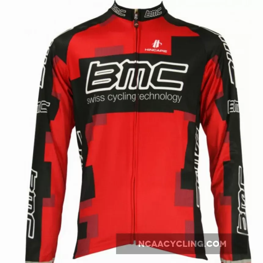 BMC Racing Team 2010 Hincapie Radsport-Profi-Team Winter Fleece Long sleeve cycling jersey jacket