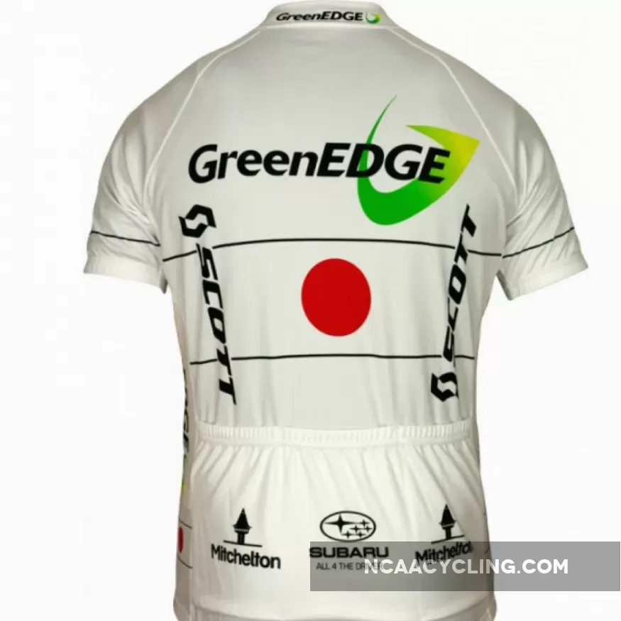 GREENEDGE CYCLING Japanischer Meister 2011-12 Radsport-Profi-Team Short Sleeve Jersey