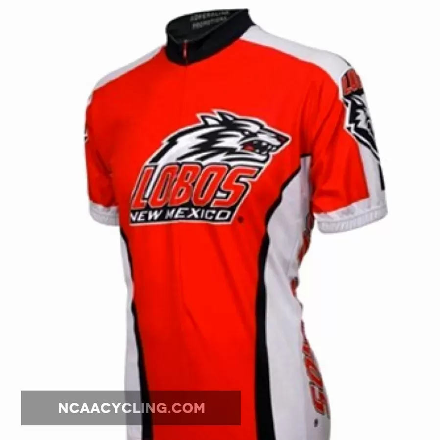 UNM University of New Mexico Lobos Cycling Short Sleeve Jersey / New Mexico Cycling Jersey
