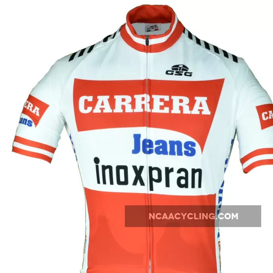Carrera Retro Inoxpran White Jersey, New Releases CAR20J1