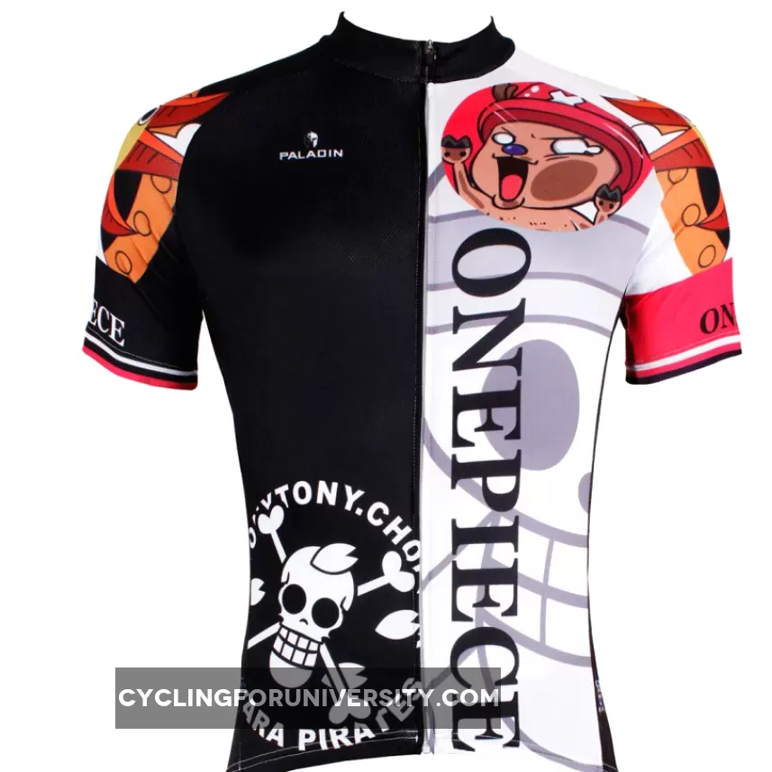 ONE PIECE Series Pirates Tony Tony Chopper Men's Cycling Jersey Team Leisure Jacket T-shirt Summer Spring Autumn Clothes Sportswear Anime Animation Manga Blue-nosed Reindeer NO.407