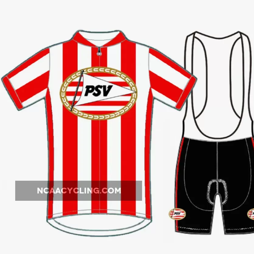 PSV Eindhoven Short Sleeve Cycling Jerseys and (bib) shorts