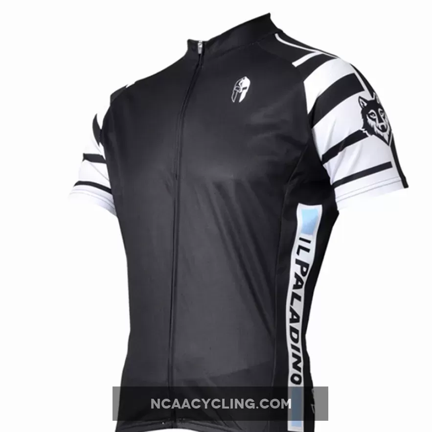 ILPALADINO Wolf Soldier Man's Short-sleeve Cycling Jersey Team Jacket T-shirt Summer Spring Autumn Clothes Sportswear Apparel Outdoor Sports Gear Leisure Biking T-shirt Black NO.007