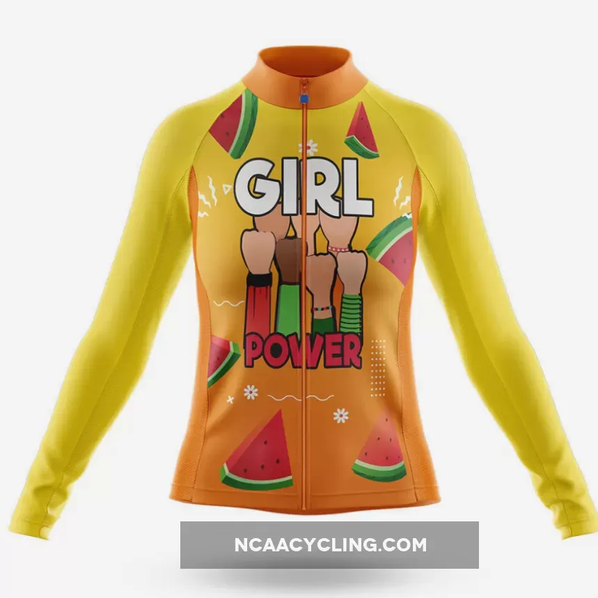 Girl Power - Women - Cycling Kit / Long Sleeve Jersey