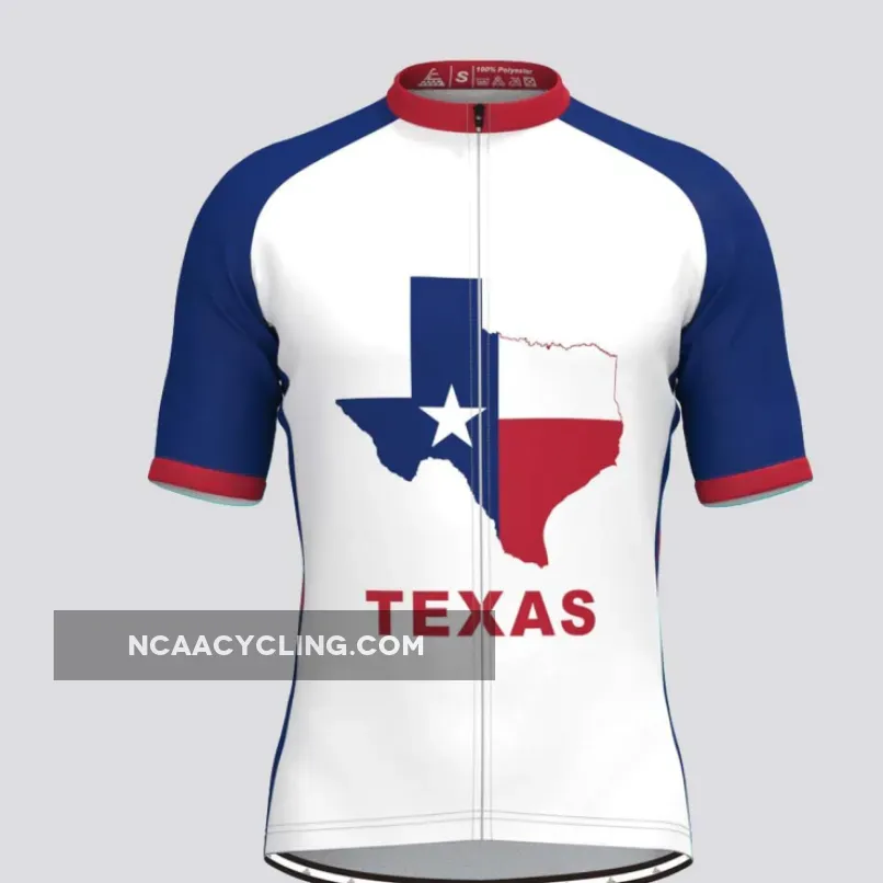 Men's Texas State Flag Short Sleeve Cycling Jersey Online