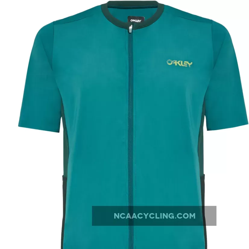Oakley Point To Point Jersey - Green New Releases