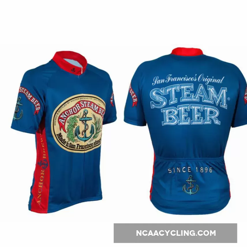 anchor steam beer mens cycling jersey by micro beer jersey