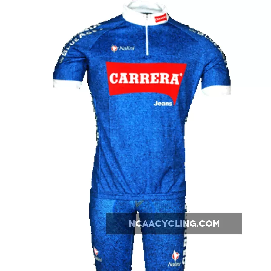 Carrera Blue VagabondHalf Zip Jersey, Outlet CAR12J2