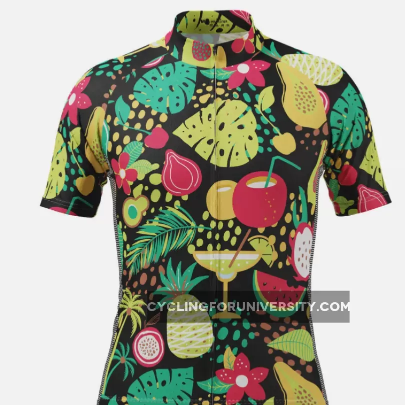 Men's Fruit Cocktail Short Sleeve Cycling Jersey