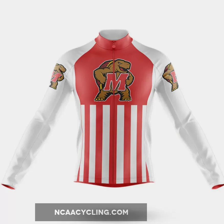 Outlet Maryland Mascot USA Long Sleeve Cycling Jersey Only