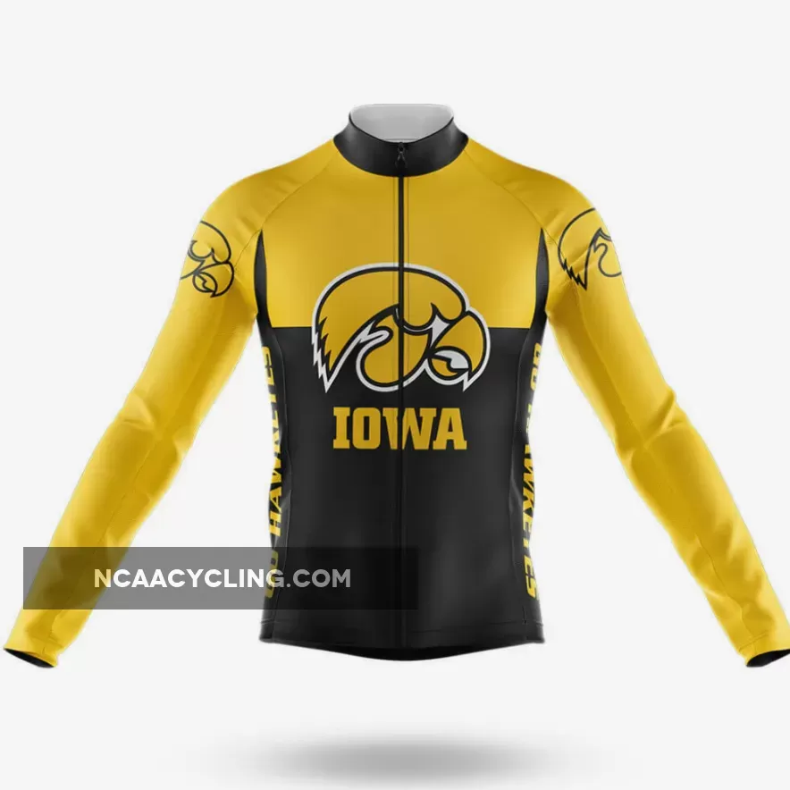 University of Iowa V2 Long Sleeve Cycling Jersey Only