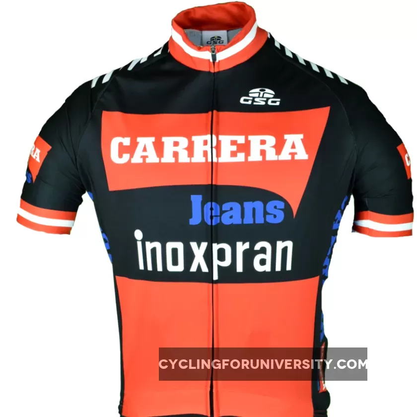Carrera Retro Inoxpran Black Jersey, Brand New CAR20J2