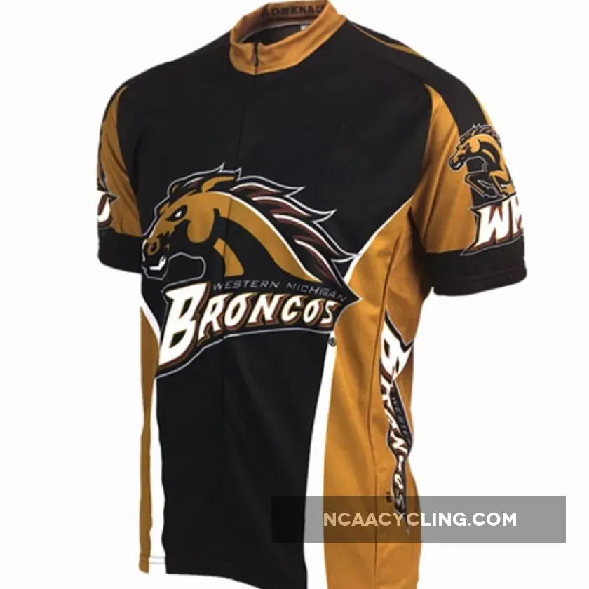 Western Michigan University Buster Bronco Cycling Short Sleeve Jersey Buster Bronco Wmu