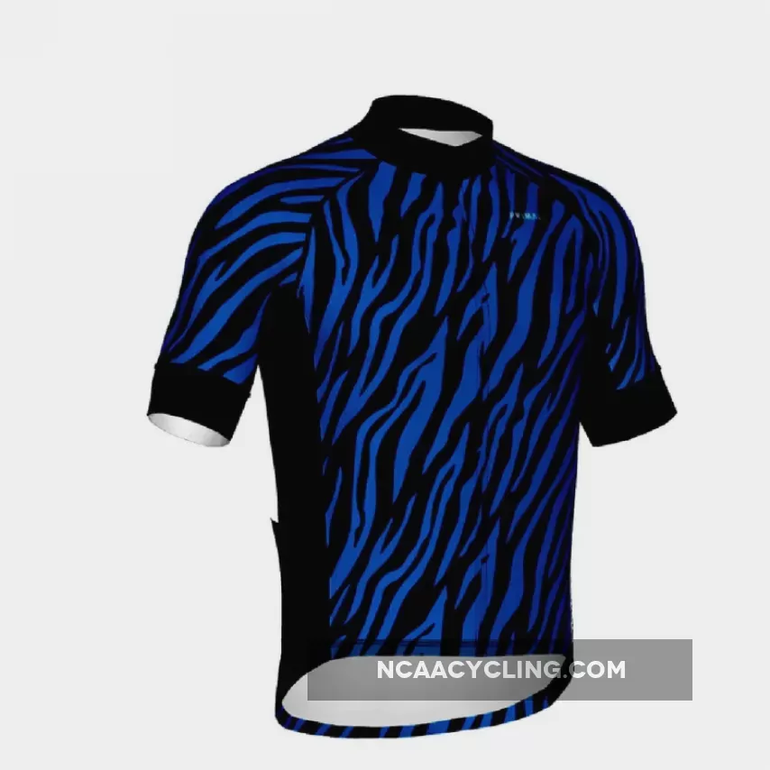 Cycling Jersey Tiger Print by Primal Men's Short Sleeve Full Zip