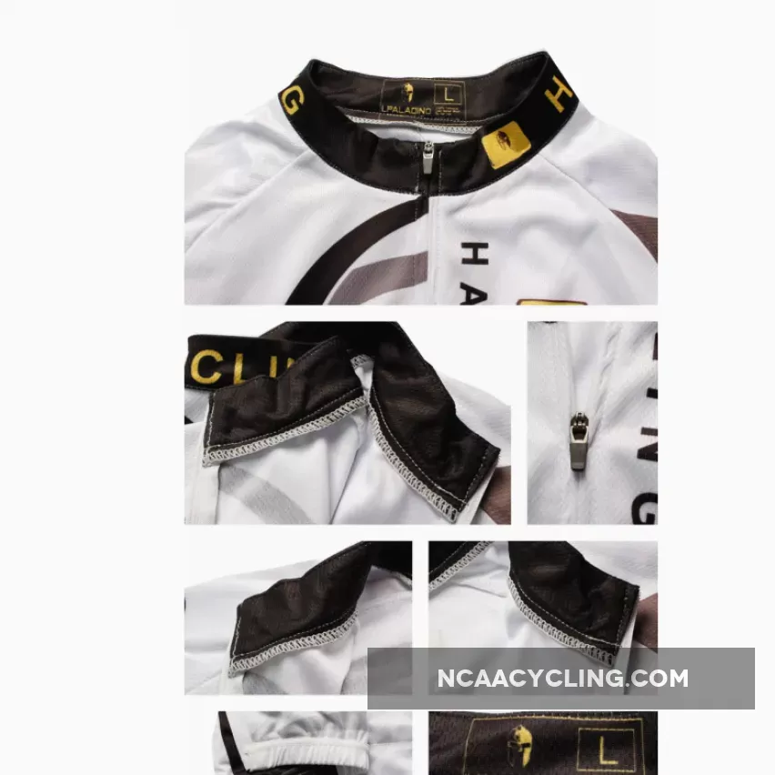 Popular Men's White Hidden-Zipper Long-sleeve Cycling Jersey with patterns for Outdoor Sport Leisure Sport Breathable and Quick Dry Fall Autumn Bike Shirt Bicycle clothing 205 (velvet)