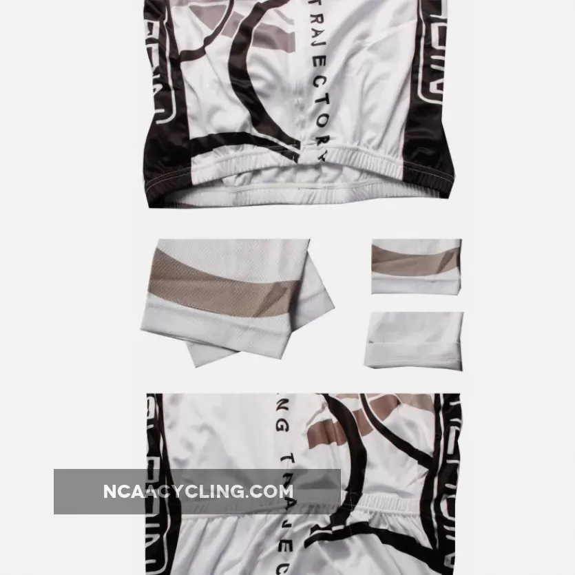 Popular Men's White Hidden-Zipper Long-sleeve Cycling Jersey with patterns for Outdoor Sport Leisure Sport Breathable and Quick Dry Fall Autumn Bike Shirt Bicycle clothing 205 (velvet)