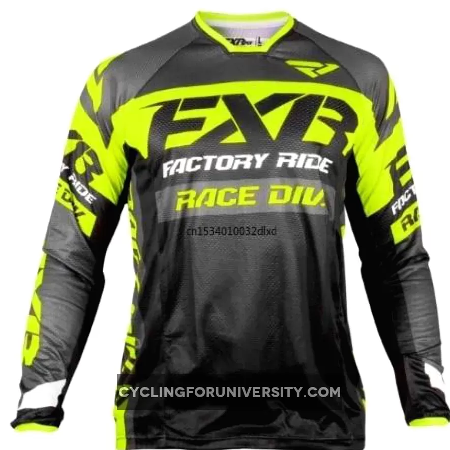 MTB jerseys DH Motocross MX FXR Long Sleeve MTB Jersey Cross-country Motorcycle Riding Downhill Jersey mtb jersey motocross