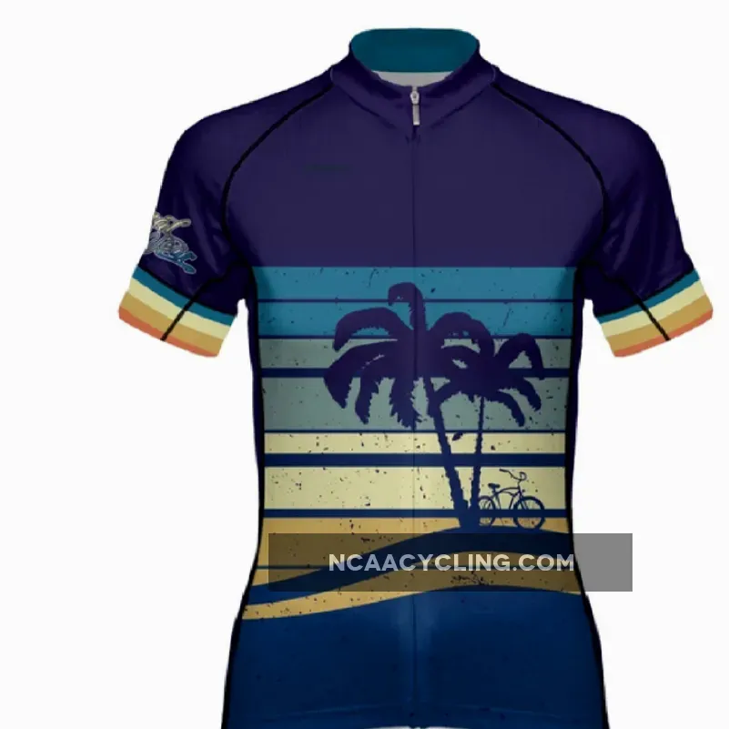 Primal Wear Beachy Keen Women's Full Zip Evo 2.0 Race Fit Cycling Jersey