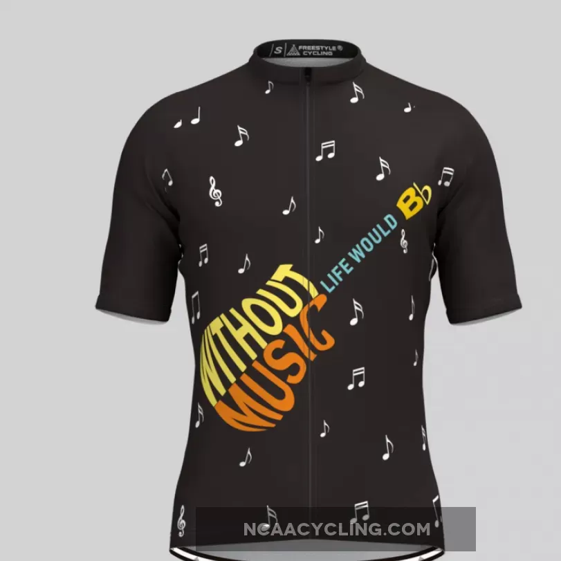 Without Music Life Would B Flat Cycling Jersey Online