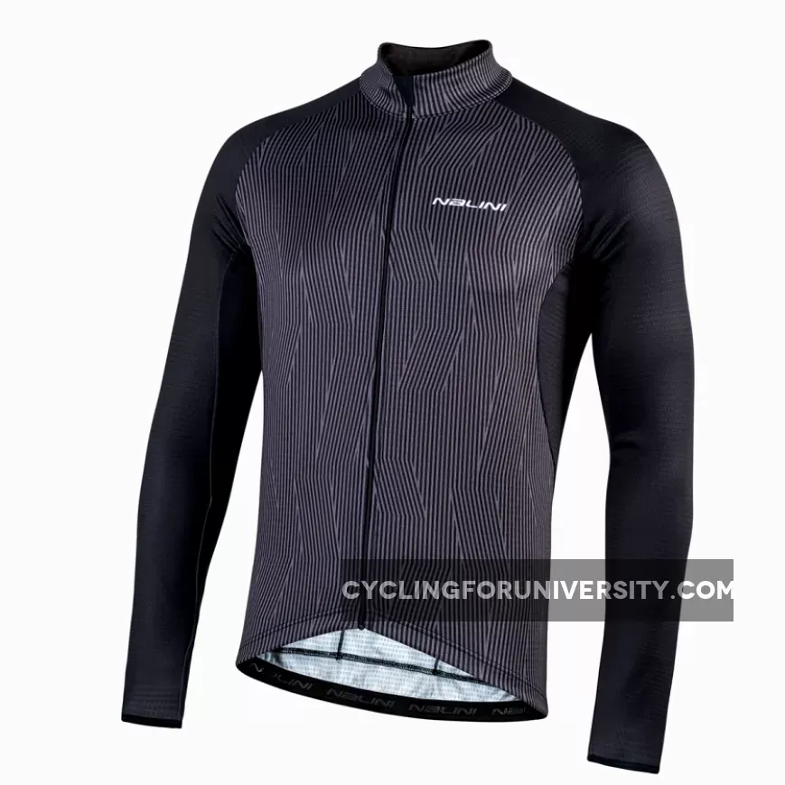 Nalini Classica B0W Gray Long Sleeve Jersey,