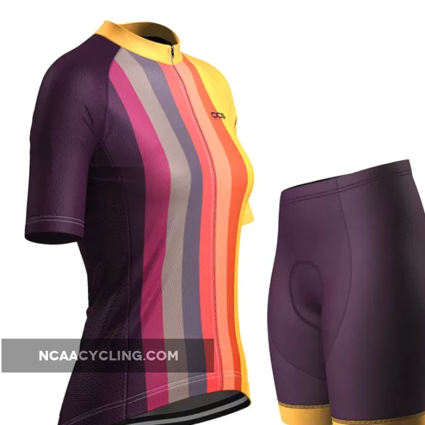 Women's Sunburnt Rainbow Pro-Band Cycling Kit For Sale