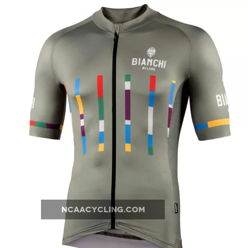 Bianchi Milano Fanaco Gray Jersey, Restock