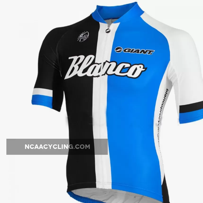CUSTOM BLANCO CYCLING JERSEY WITH YOUR NAME AND NATIONAL FLAG