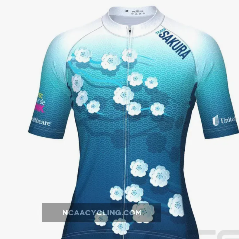 Women's Team Sakura Short Sleeve Cycling Jersey, Sakura Gear
