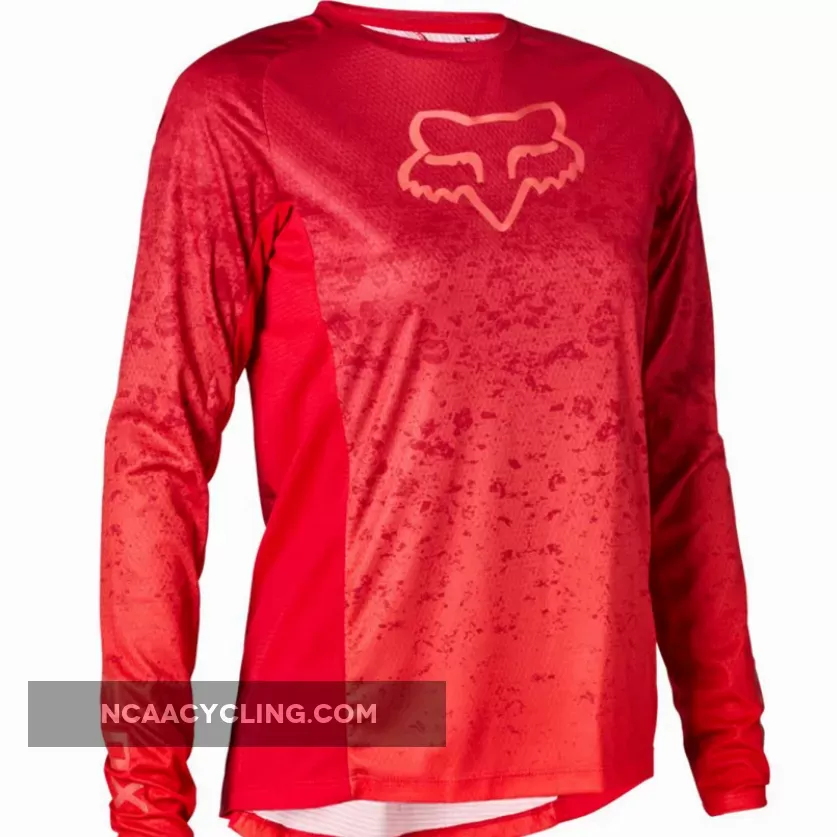 Fox Defend Lunar woman long sleeves jersey - Red 28675-307