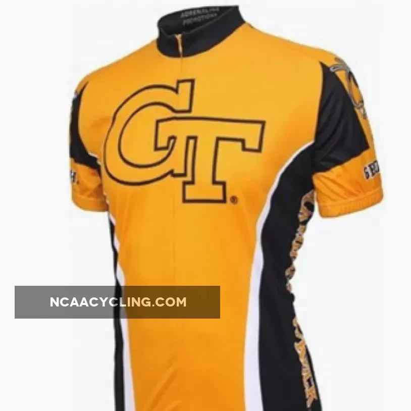 Georgia Tech Yellow Jackets Cycling Short Sleeve Jersey
