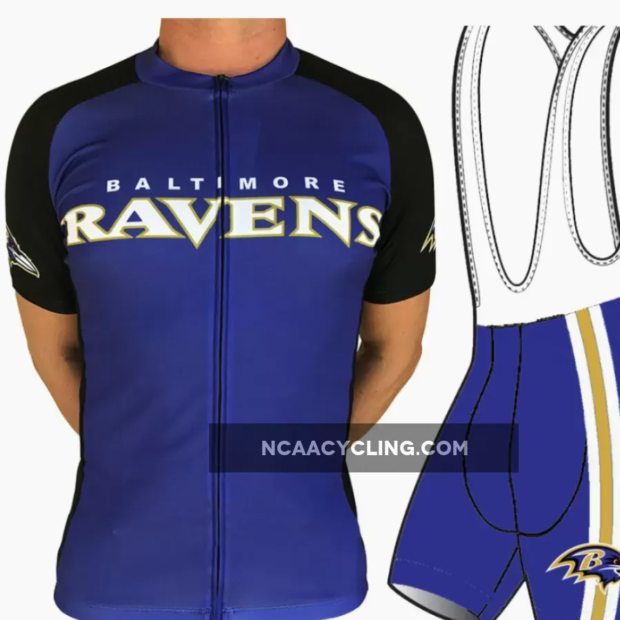 NFL Baltimore Ravens Short Sleeve Cycling Jersey Only