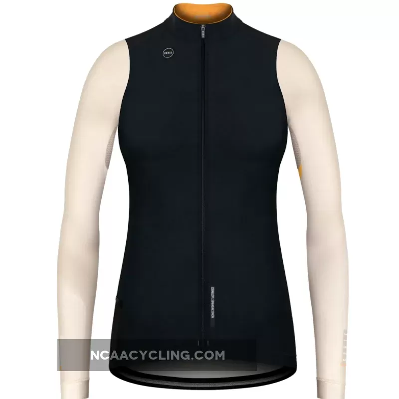 Gobik Pacer Blend Blazing Bone long sleeves woman jersey - Black