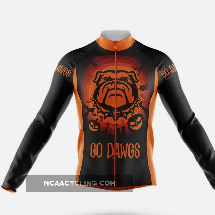 Halloween Dawgs Long Sleeve Cycling Jersey Only
