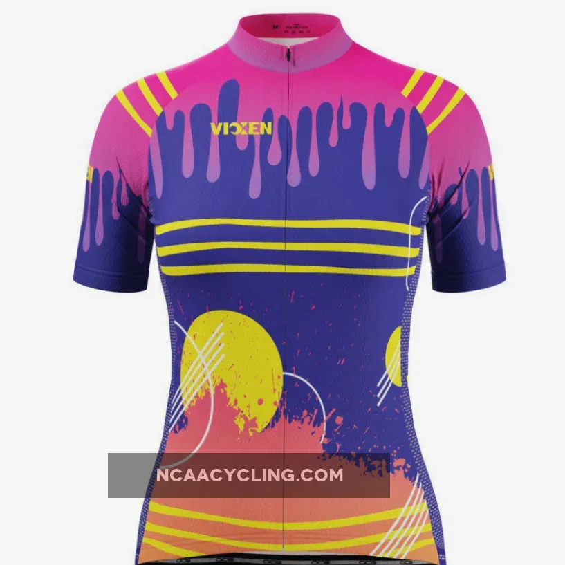 Vixen Women's Drips & Splatters Short Sleeve Cycling Jersey
