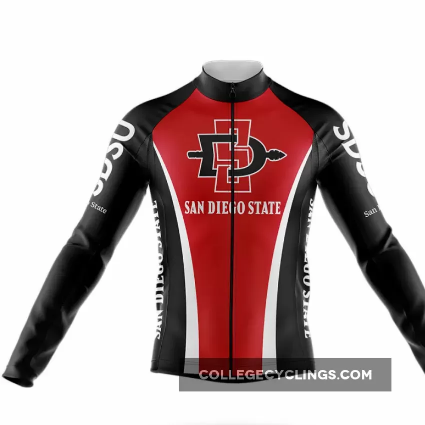 San Diego State University Long Sleeve Cycling Jersey Only